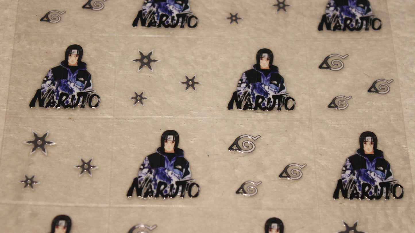NINJA CLAN ANIME UV STICKER SHEET
