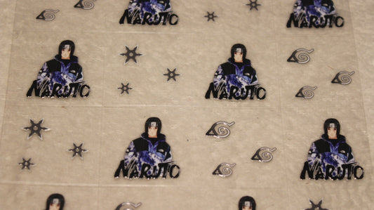 NINJA CLAN ANIME UV STICKER SHEET