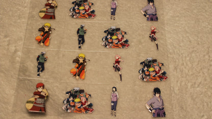 NINJA ANIME FAN UV STICKER SHEET
