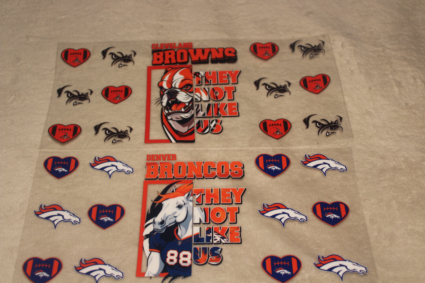 They Not Like Us Football UV | 16-32 oz | Waterproof
