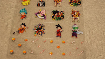 DRAGON ANIME FAN UV STICKER SHEET