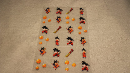 DRAGON FAN ANIME UV STICKER SHEET