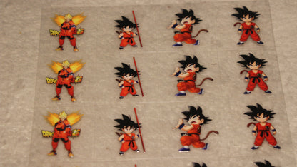 DRAGON ANIME FAN UV STICKER SHEET