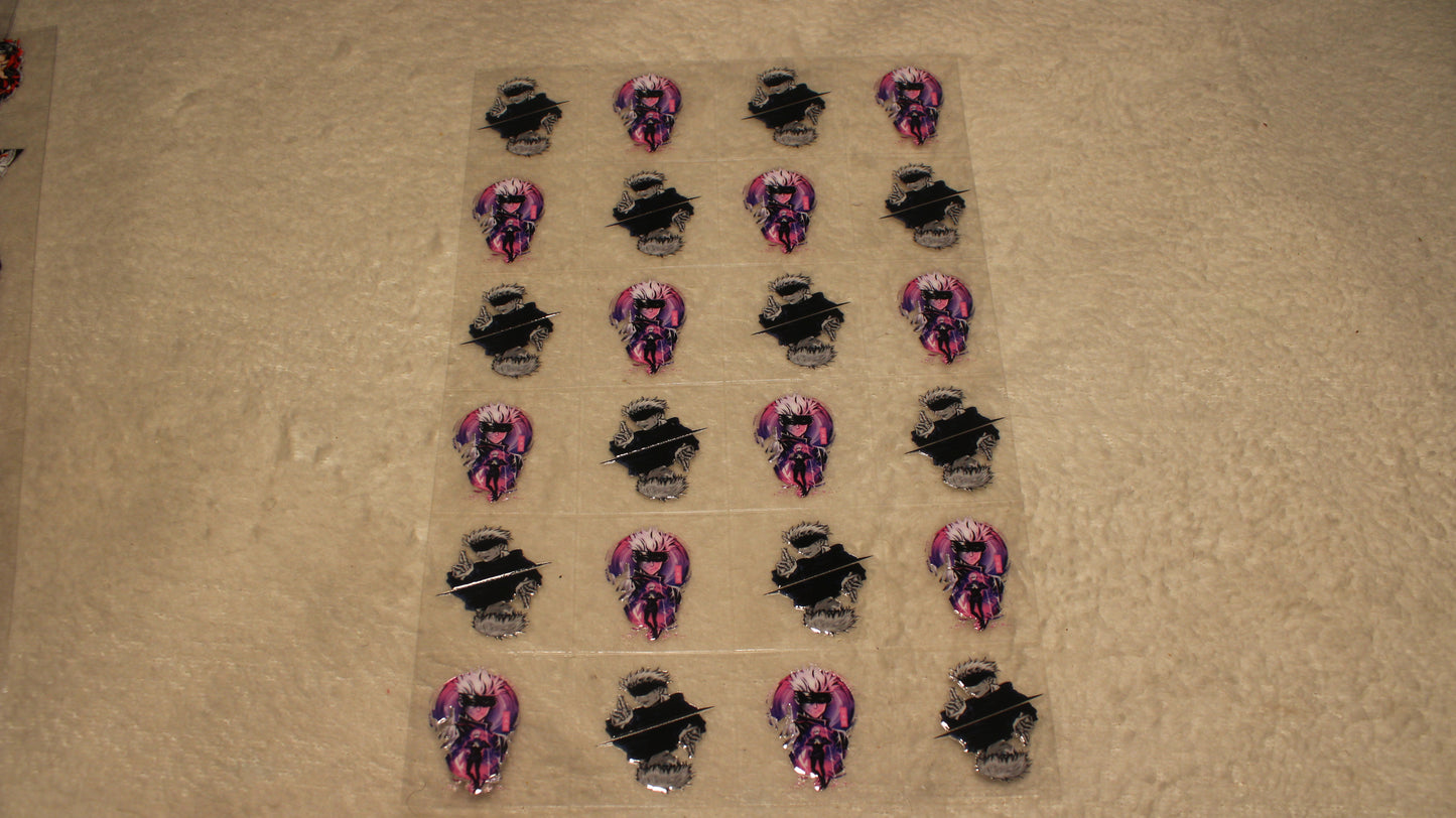 JJK ANIME FAN UV STICKER SHEET