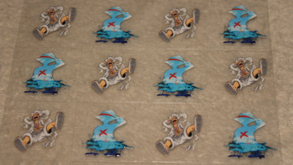 HUNTING TREASURE ANIME FAN UV STICKER SHEET