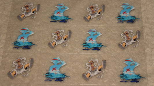 HUNTING TREASURE ANIME FAN UV STICKER SHEET
