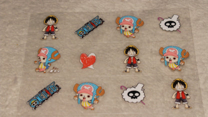 HUNTING TREASURE ANIME FAN UV STICKER SHEET