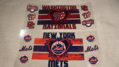 16-24OZ BASEBALL STICKER WRAP