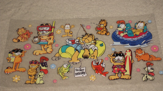 GARFIELD FAN 16-32OZ UV STICKER WRAP