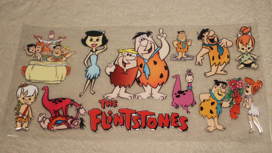 FLINTSTONES FAN 16-32OZ UV STICKER WRAP