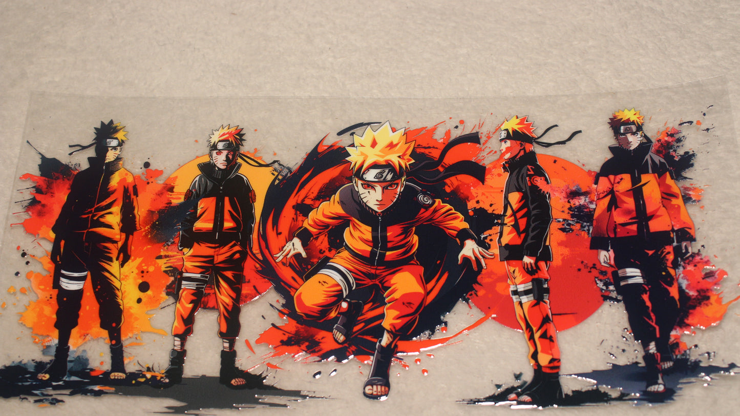 ANIME NINJA FAN 16OZ UV STICKER WRAP