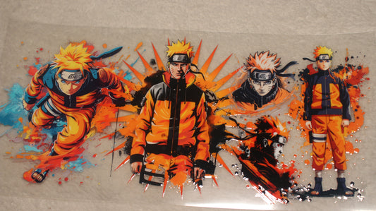 ANIME NINJA FAN 16OZ UV STICKER WRAP