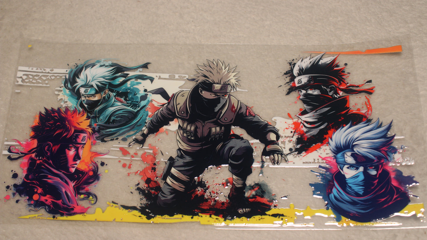 ANIME NINJA FAN 16OZ UV STICKER WRAP