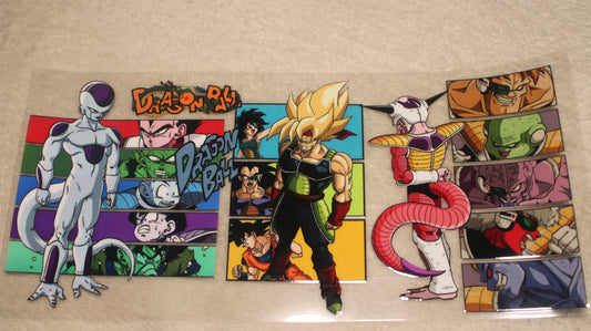 ANIME DRAGON FAN 16OZ UV STICKER WRAP