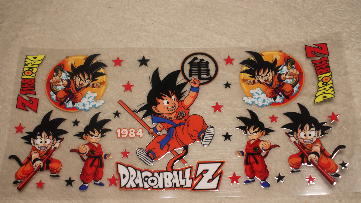 ANIME DRAGON FAN 16-32OZ UV STICKER WRAP