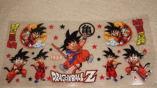 ANIME DRAGON FAN 16-32OZ UV STICKER WRAP