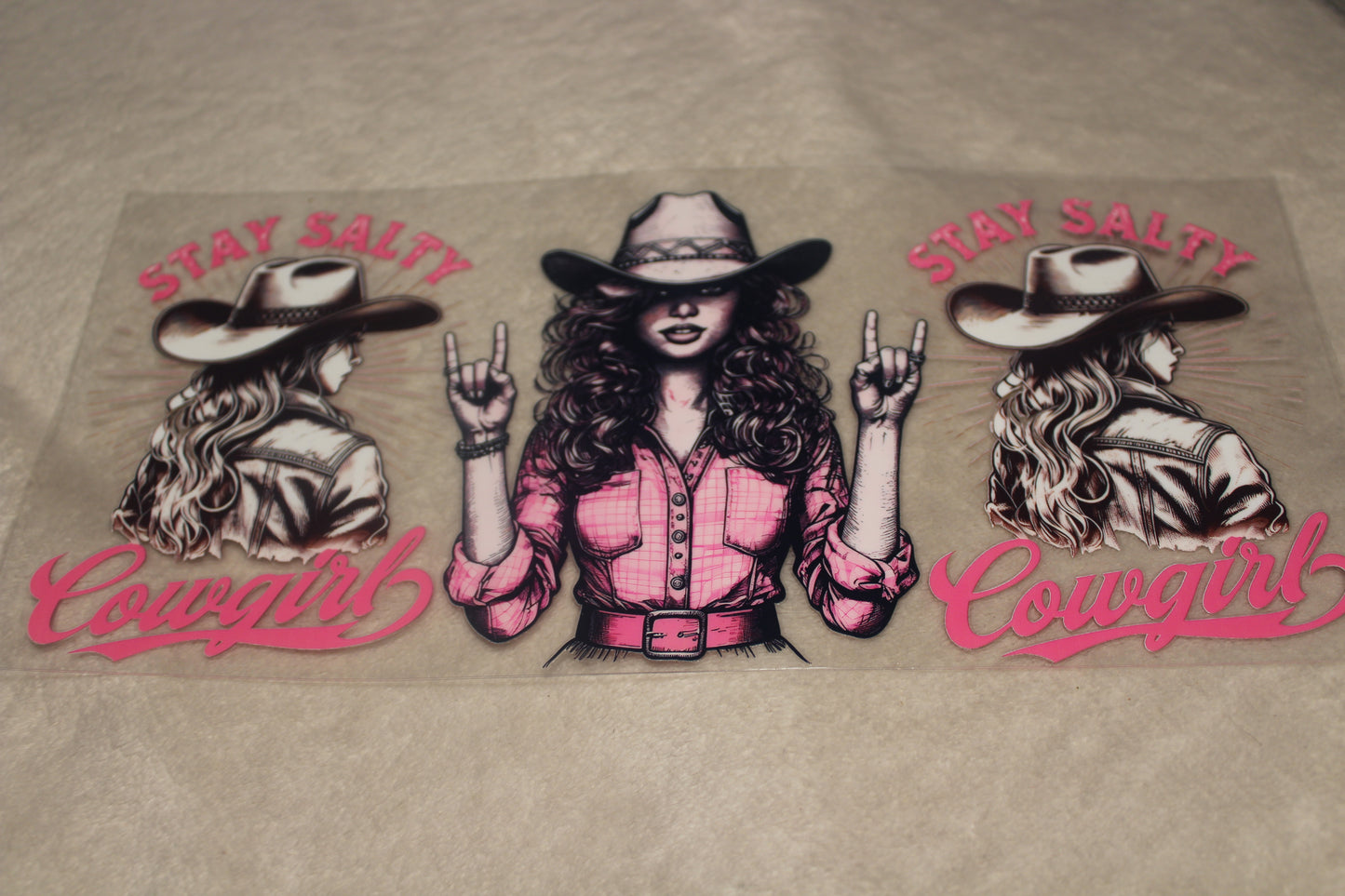 PINK COWGIRL BUNDLE 16OZ WATERPROOF