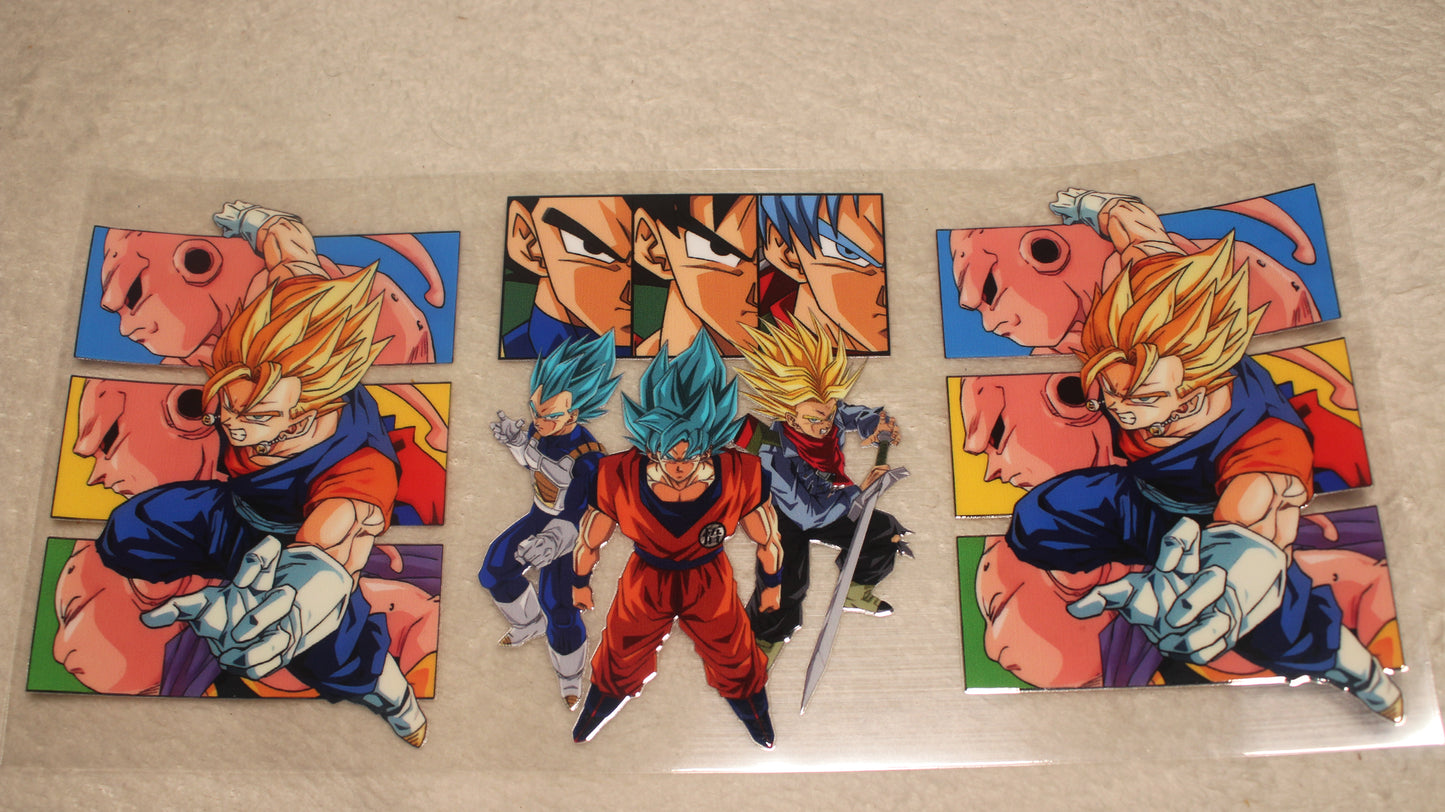 ANIME DRAGON FAN 16OZ UV STICKER WRAP