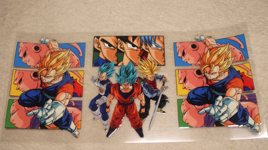 ANIME DRAGON FAN 16OZ UV STICKER WRAP