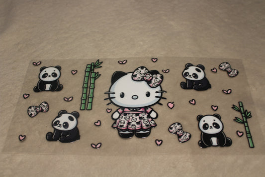 CUTE PANDA HK UV CUP WRAP STICKER