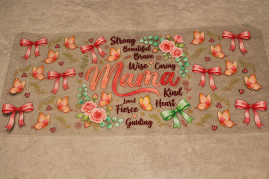 MAMA LOVE UV CUP WRAP STICKER