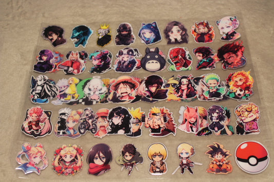 FAN STICKER SHEET BUNDLE 16-32OZ WATERPROOF